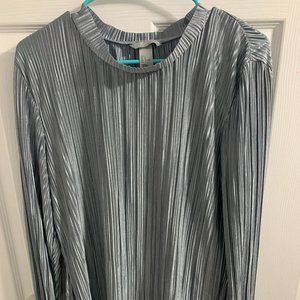 H&M Satin Pleated Blouse